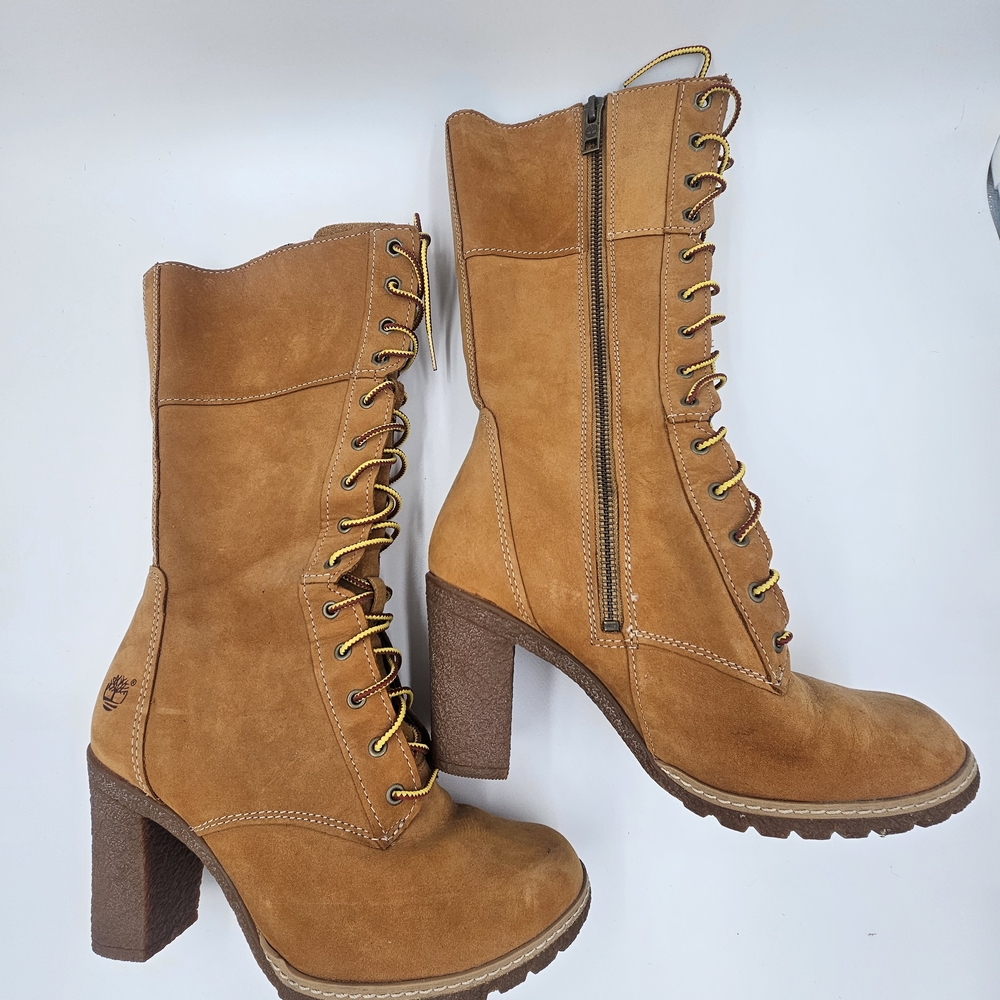Timberland Women's Tan Leather Boots